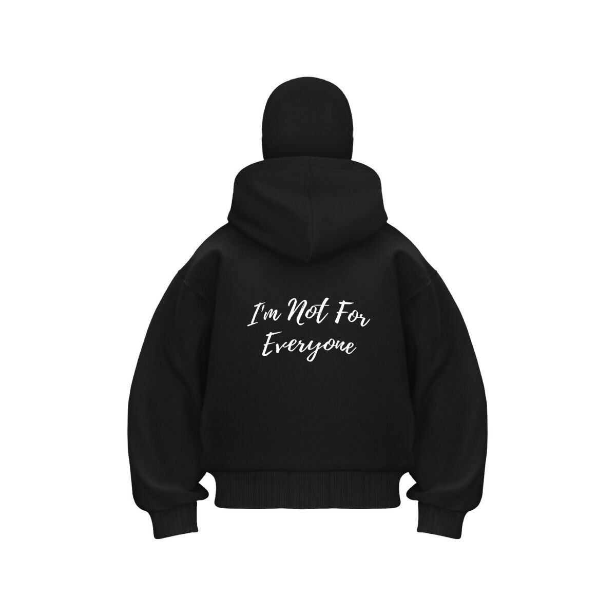 Winter Clothing Quotes - เสื้อฮู้ดสองชั้นสำหรับทุกเพศ สไตล์ไม่เหมาะกับทุกคน ลายคำคมศิลปะ เหมาะสำหรับฤดูใบไม้ร่วงและฤดูหนาว เสื้อผ้าผู้ชาย ชุดคลุมหน้า