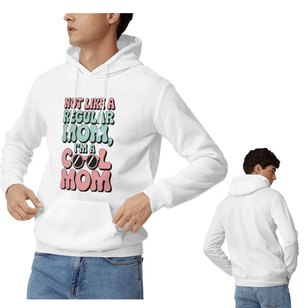 Winter Clothing Quotes - เสื้อฮู้ดลายตัวอักษรย้อนยุคสุดเท่ สไตล์เรโทร คำคมสุดชิค เสื้อสวมหัวลำลองสำหรับผู้ชายและผู้หญิง แขนยาว เสื้อผ้าฤดูใบไม้ร่วงและฤดูหนาว