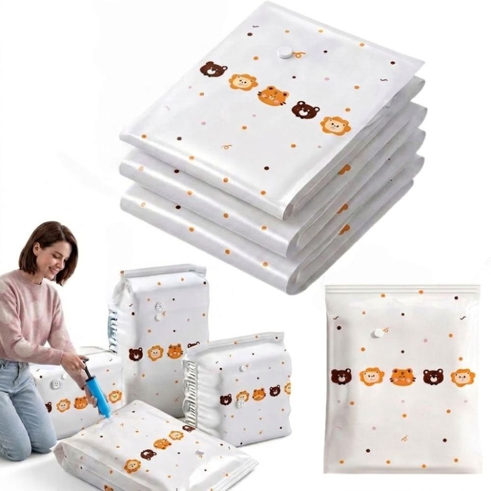 Winter Clothing Organizer - ถุงเก็บของสูญญากาศแบบหนา ทนทาน ใช้ซ้ำได้ สำหรับจัดเก็บเสื้อผ้า ประหยัดพื้นที่ ถุงเก็บผ้าห่มฤดูหนาว