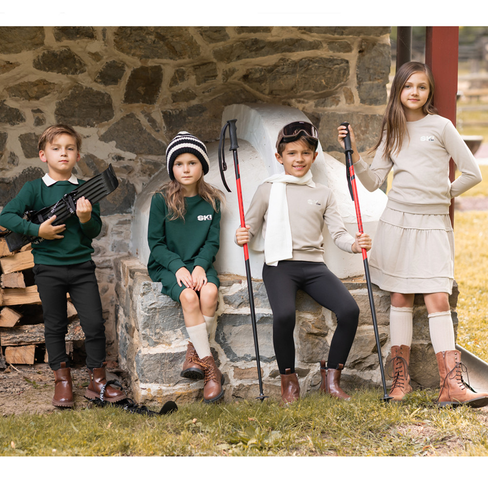 Winter Clothing For Toddlers - AP 2025 AWคอลเลกชันสกีเด็กชายหญิงผ้าฝ้ายสบายๆปักพิมพ์Sporty Family Matchingเสื้อผ้าชุดเสื้อ