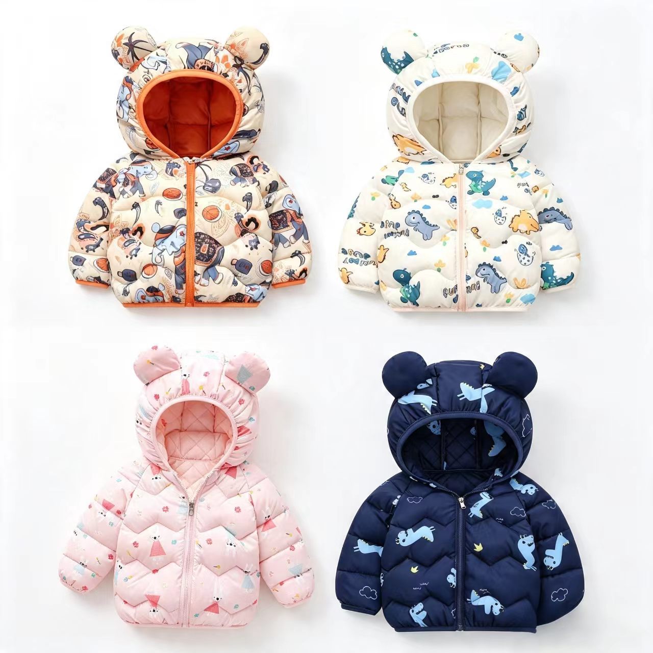 Winter Clothing For Toddlers - เสื้อโค้ทเด็ก เสื้อแจ็คเก็ตการ์ตูนเด็ก เสื้อผ้ามีฮู้ดสำหรับเด็กผู้ชาย เสื้อผ้ากันหนาวสำหรับเด็กผู้หญิง เสื้อผ้าเด็กวัยหัดเดิน เสื้อผ้าเด็กสำหรับฤดูหนาว