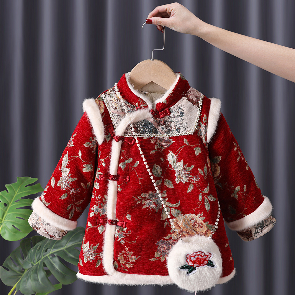 Winter Clothing Baby - ฤดูหนาวเด็กทารก Hanfu เด็กเจ้าหญิง Tang Cheongsam Qipao