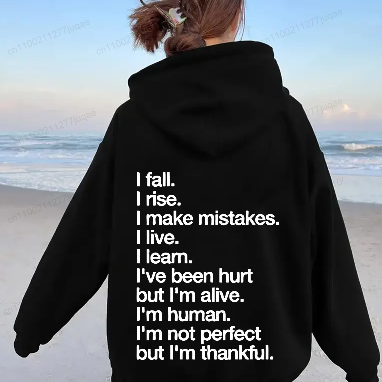 Winter Clothing Quotes - เสื้อฮู้ดพิมพ์ลายคำคมวัยรุ่นและทัศนคติของผู้หญิง แขนยาว สไตล์ลำลอง แฟชั่นฤดูใบไม้ร่วงและฤดูหนาว เสื้อผ้าสตรีแนวสตรีท