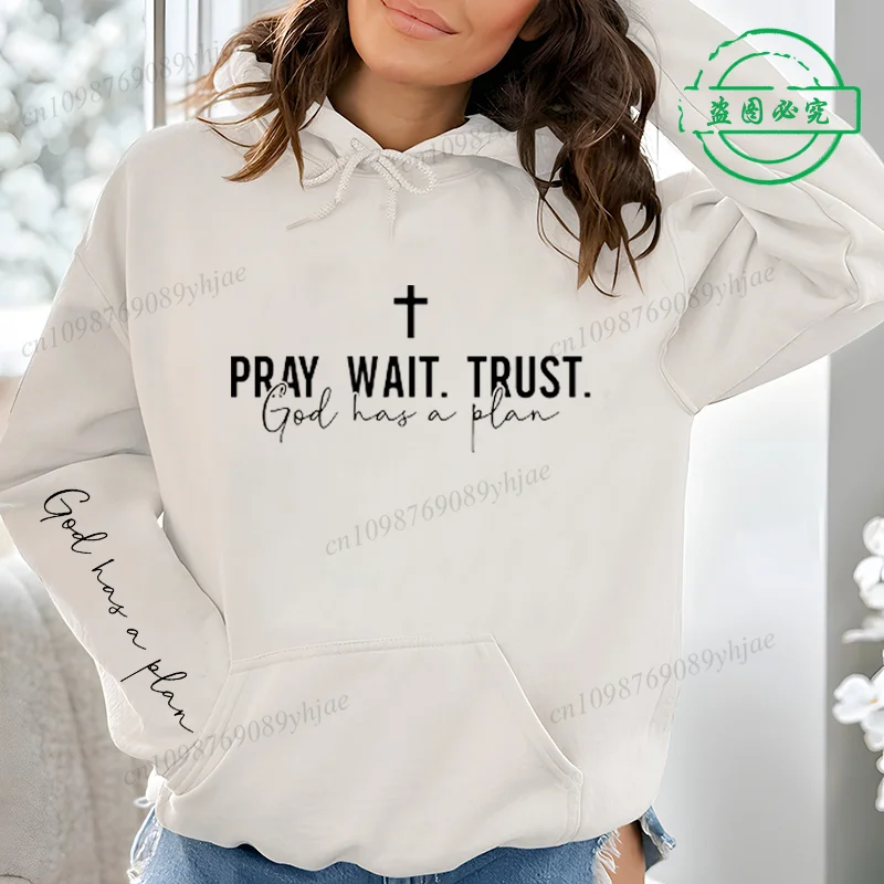 Winter Clothing Quotes - อินเทรนด์คริสเตียนอ้างพิมพ์เสื้อแฟชั่นหญิงAll-Match Street Hoody Casual HoodiesแรงบันดาลใจPulloverเสื้อผ้า