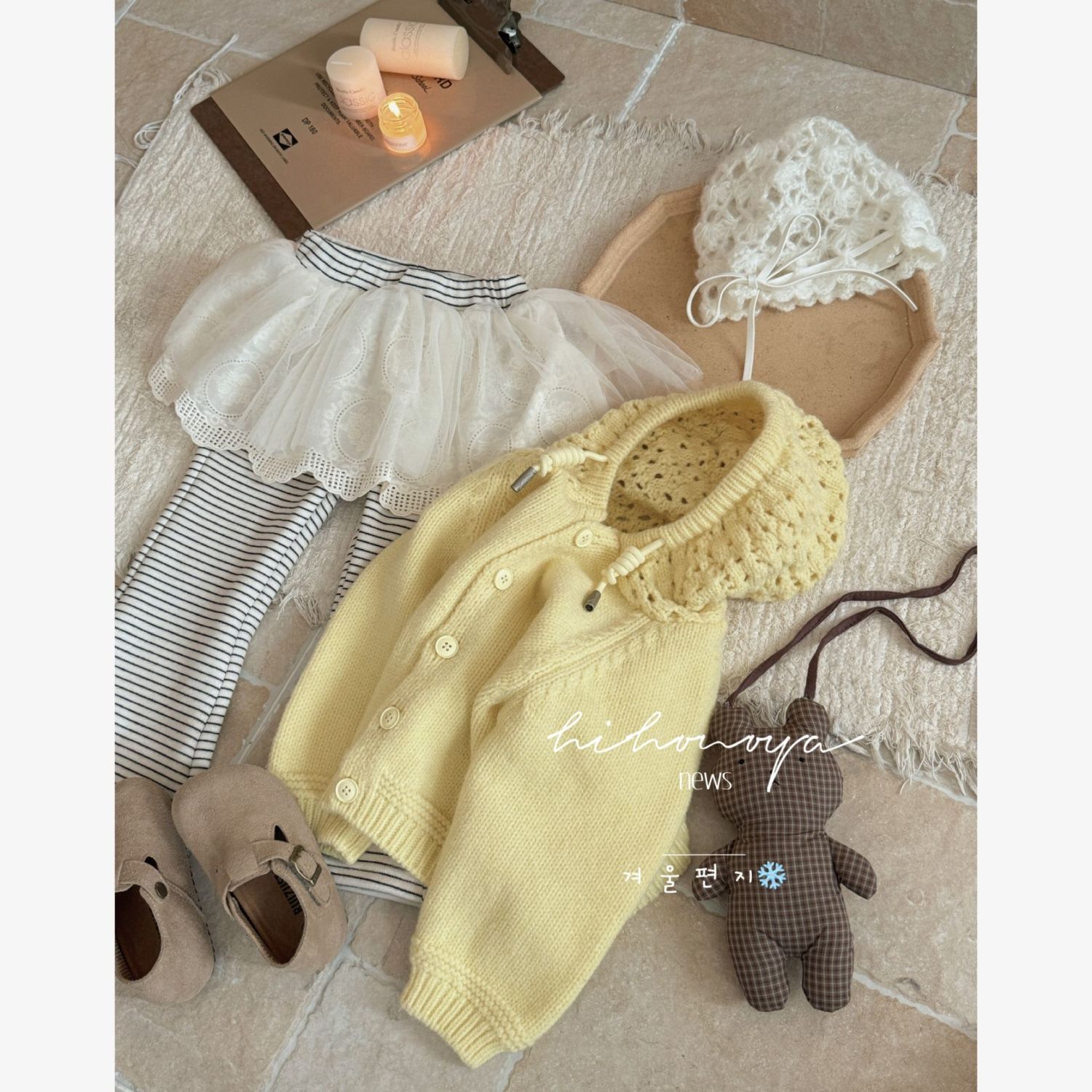 Winter Clothing Baby - เสื้อผ้าเด็กผู้หญิงฤดูใบไม้ร่วงและฤดูหนาวเสื้อคาร์ดิแกนใหม่เด็กผู้หญิงสไตล์เจ้าหญิงเสื้อแจ็คเก็ตมีฮู้ดถักนิตติ้งหวานและน่ารัก