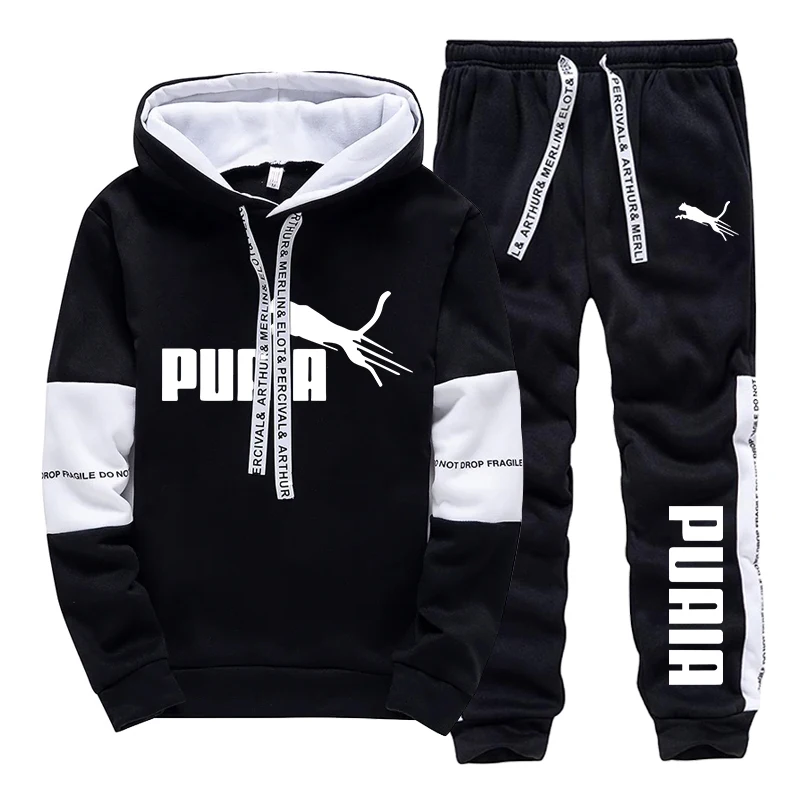 Winter Clothing Pants - ชุดกีฬาลำลองสำหรับฤดูใบไม้ร่วงและฤดูหนาว ชุดเซ็ต/เสื้อฮู้ด/กางเกงสำหรับผู้ชาย คอลเลคชั่นใหม่ปี 2026 เสื้อฮู้ดและกางเกงวอร์ม ชุดกีฬา