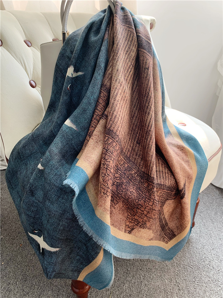 Pure Cashmere Tassels Shawls S - Winter Clothing Accessories บทวิจารณ์และราคา