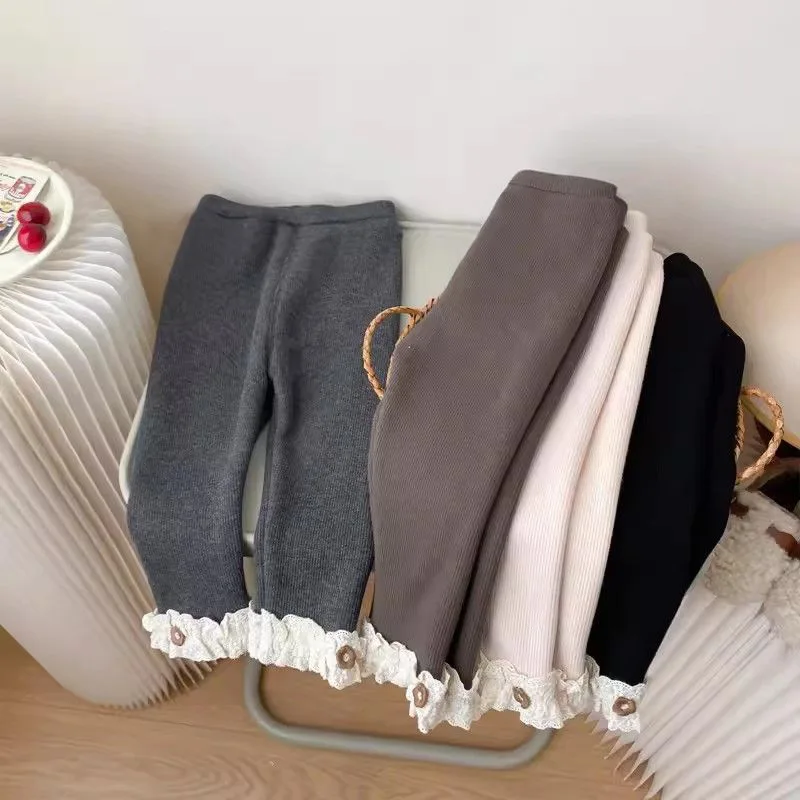 กางเกงเลกกิ้งเด็กผู้หญิงบุขนแก - Winter Clothing For Toddlers บทวิจารณ์และราคา
