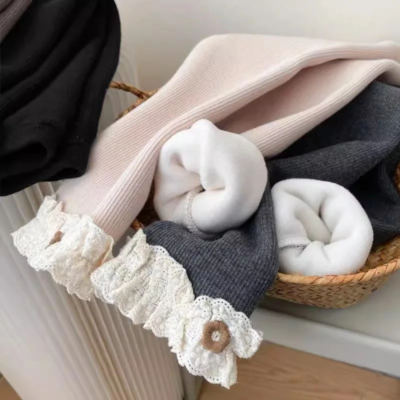 กางเกงเลกกิ้งเด็กผู้หญิงบุขนแก - Winter Clothing For Toddlers บทวิจารณ์และราคา