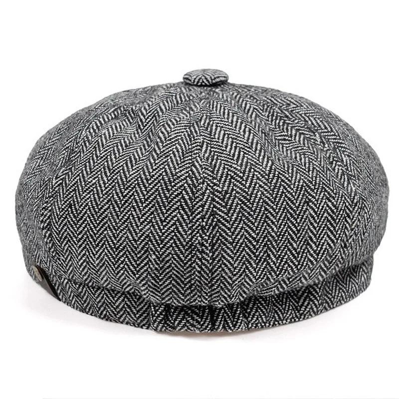 หมวกแก๊ปทรงแบนสไตล์ Gatsby สำห - Winter Clothing Accessories บทวิจารณ์และราคา
