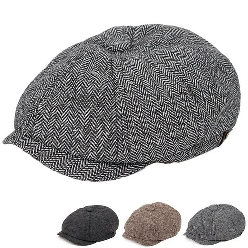 หมวกแก๊ปทรงแบนสไตล์ Gatsby สำห - Winter Clothing Accessories บทวิจารณ์และราคา
