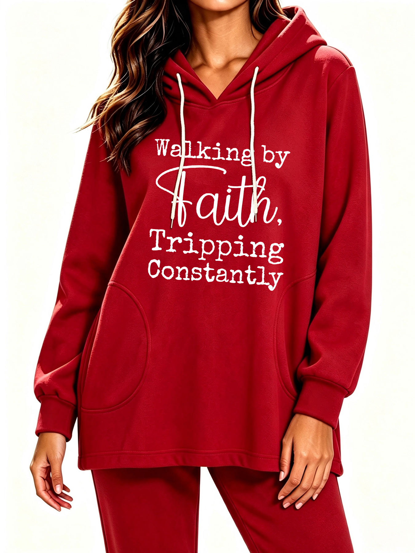 เสื้อฮู้ดสีขาวพิมพ์ลายคำพูดสนุ - Winter Clothing Quotes บทวิจารณ์และราคา