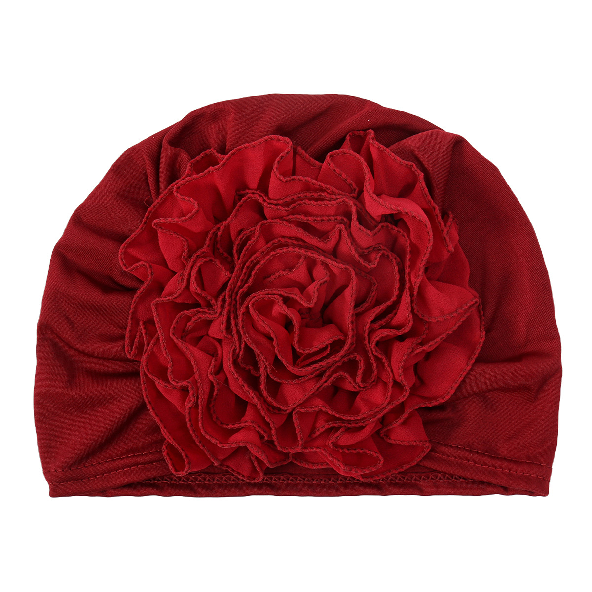 หมวกฮิญาบผู้หญิงมุสลิมตกแต่งดอ - Winter Clothing Accessories บทวิจารณ์และราคา