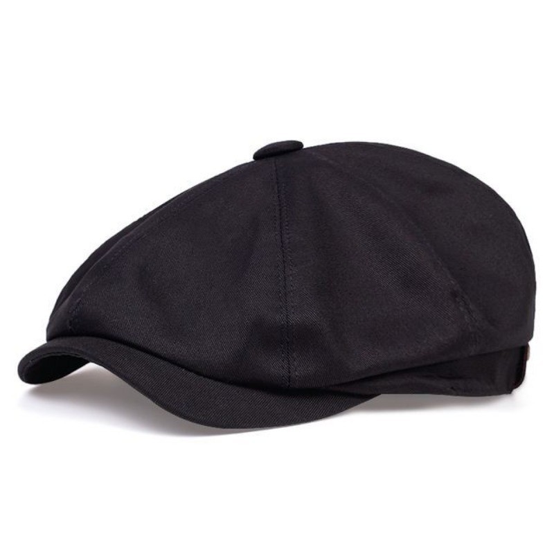 หมวกเบเร่ต์ย้อนยุคสีทึบของผู้ช - Winter Clothing Accessories บทวิจารณ์และราคา
