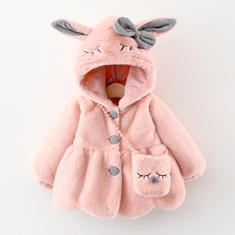 กระต่ายน่ารักหูตุ๊กตาเด็กเสื้อ - Winter Clothing For Toddlers บทวิจารณ์และราคา