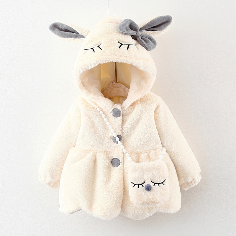 กระต่ายน่ารักหูตุ๊กตาเด็กเสื้อ - Winter Clothing For Toddlers บทวิจารณ์และราคา