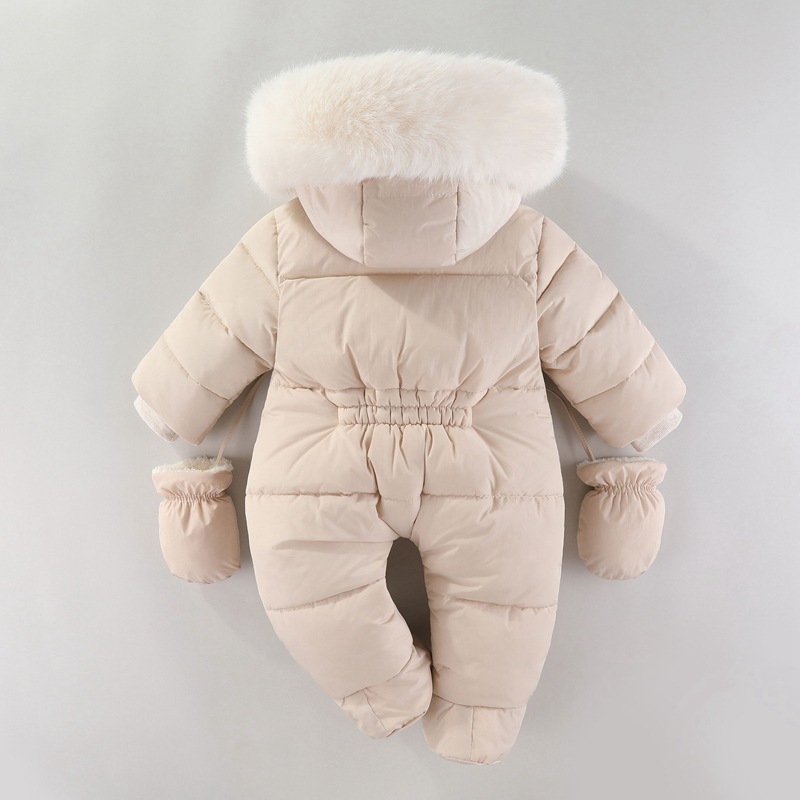 ชุดหมีทารกแรกเกิดฤดูหนาวพร้อมถ - Winter Clothing Baby บทวิจารณ์และราคา