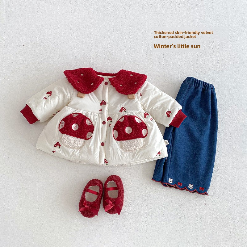 ชุดเด็กผู้หญิงสไตล์ตะวันตกสำหร - Winter Clothing Baby บทวิจารณ์และราคา
