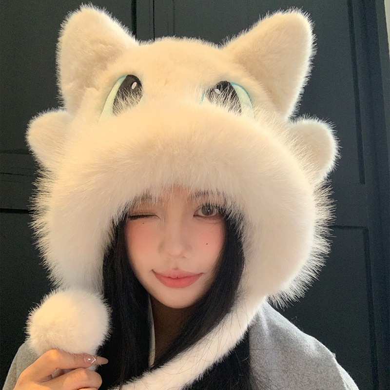 หมวกน่ารักลายการ์ตูนพ็อดเดมิเอ - Winter Clothing Accessories บทวิจารณ์และราคา